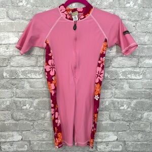 L.L. Bean Sun-and-Surf Poppy Print Bodysuit